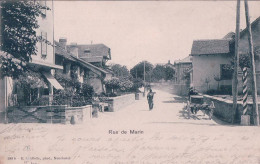 Marin NE, Rue Animée Et Attelage (30.10.1903) - Marin