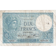 France, 10 Francs, Minerve, 1940, Y.78138, TB+, Fayette:07.18, KM:84 - 10 F 1916-1942 ''Minerve''