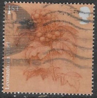 GROSSBRITANNIEN GRANDE BRETAGNE GB 2019 LEONARDO DA VINCI: A SPRIG OF GUELDER-ROSE 1ST SG 4178 MI 4332 YT 4744 SC 3811 - Gebraucht