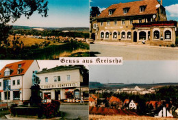 73883004 Kreischa Cafe Lehmann Brunnen Panorama Kreischa - Kreischa