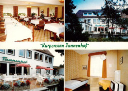 73848489 St Peter-Ording Kurpension Tannenhof Gastraum Terrasse Fremdenzimmer St - St. Peter-Ording