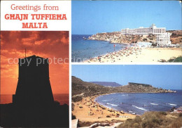 72377635 Ghajn Tuffieha Strand Panorama Ghajn Tuffieha - Malta