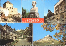 72375812 Suemeg Schloss Teilansichten Statue Suemeg - Ungarn