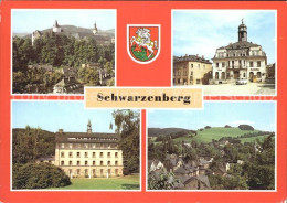 72375635 Schwarzenberg Erzgebirge Rathaus Haus Der Einheit Schloss Und Kirche Sc - Schwarzenberg (Erzgeb.)