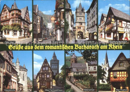 72375265 Bacharach Rhein Altes Haus Oberstrasse Marktturm Kurpfaelzische Muenze  - Bacharach