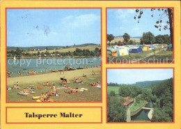 72374300 Malter Talsperre Badestrand Campingplatz Malter - Dippoldiswalde