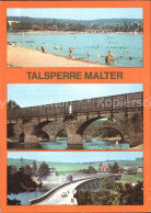 72374297 Malter Talsperre Stausee Strand Bruecke Sperrmauer Dippoldiswalde - Dippoldiswalde