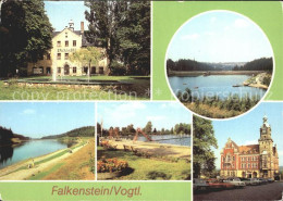72374277 Falkenstein Vogtland Schloss Talsperre Sperrmauer Uferpromenade Freibad - Falkenstein (Vogtland)