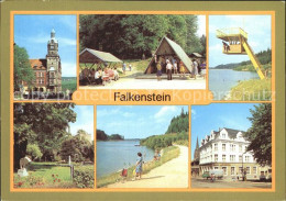 72374276 Falkenstein Vogtland Rathaus Talsperre Rastplatz Uferpromenade Schlossf - Falkenstein (Vogtland)