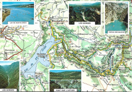 Ref ( 19130  )   Les Gorges Du Verdon - Carte Geografiche