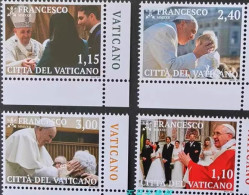 2022 VATICAN  Pope Francis STAMP  4v - Nuevos