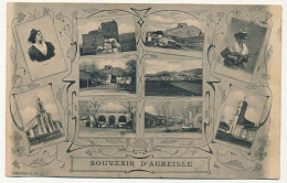 CPA - AUREILLE (B Du R) - Souvenir D'Aureille - 10 Petites Vues Dont Costumes Arlésiens - Allauch