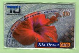 Cook Islands - Prepaid - 2000 Flowers $10 Hibiscus - Mint - Cook-Inseln