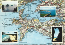 Ref ( 19136  )   Presqu Ile De Crozon - Carte Geografiche