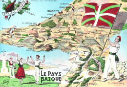 Ref ( 19140  )  Le Pays Basque - Carte Geografiche