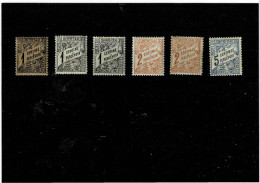 TUNISIA ,"Tasse" ,6 Pezzi MH ,anche Ripetuti ,qualita Buona - Unused Stamps