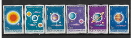 ROUMANIE 1981 PLANETES  YVERT  N°PA 269/274  NEUF MNH** - Astronomy