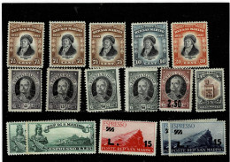 SAN MARINO ,16 Pezzi MH ,tutti Spezzature ,qualita Ottima - Unused Stamps