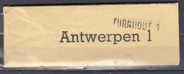 Fragment Van Antwerpen 1 Met Langstempel Turnhout 1 - Linear Postmarks