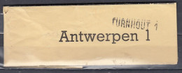 Fragment Van Antwerpen 1 Met Langstempel Turnhout 1 - Griffes Linéaires