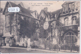 ROUEN- VIEILLE MAISON- RUE ST-ROMAIN- CACHET DE FRANCHISE MILITAIRE AU VERSO - Rouen