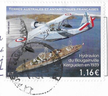 TERRES AUSTRALES ET ANTARCTIQUES FRANCAISES - HYDRAVION DE BOUGAINVILLE KERGUELEN EN 1939, TIMBRE DE 2023 A VOIR - Cartas & Documentos