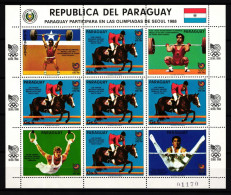 Paraguay 4053 Postfrisch Kleinbogen / Pferde #II854 - Paraguay