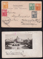 Argentina 1904 Picture Postcard BUENOS AIRES X HAMBURG 5 Color Franking - Storia Postale