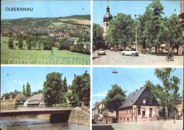 72372251 Olbernhau Erzgebirge Uebersicht Ernst Thaelmann Platz Kegelbruecke Grue - Olbernhau