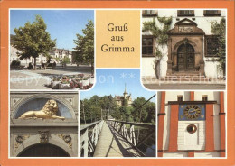 72372149 Grimma Standesamt Portal Am Markt Gattersburg Mit Haengebruecke Uhr Am  - Grimma