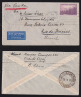Argentina 1939 CONDOR Airmail Cover To RIO DE JANEIRO TIJUCA Brasil - Lettres & Documents