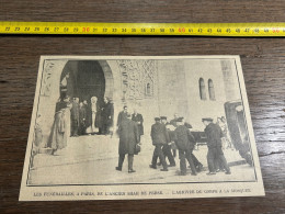 1930 GHI10 FUNERAILLES, A PARIS, DE L'ANCIEN SHAH DE PERSE Ahmed Mirza Mosquée De Paris. - Collections