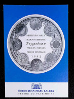 Cp, Représentation De Monnaies, Publicité, Editions Jean Marc Laleta, Trésor Du Patrimoine, Meilleurs Vœux 1992 - Monedas (representaciones)