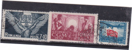 1947 - 2 CONGRES DE L UNION SYNDICALKE MI No 1090/1092,USED ,ROMANIA. - Gebraucht