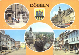 72368822 Doebeln Schlegel Brunnen Rathaus Thaelmann Platz Rathausblick Doebeln - Döbeln