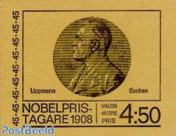 Sweden 1968 Nobel Prize Winners Booklet, Mint NH, History - Science - Nobel Prize Winners - Physicians - Stamp Booklets - Nuevos