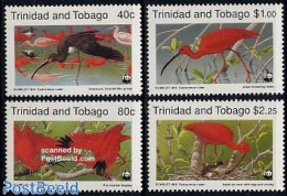 Trinidad & Tobago 1990 WWF, Birds 4v, Mint NH, Nature - Birds - World Wildlife Fund (WWF) - Trinidad & Tobago (1962-...)