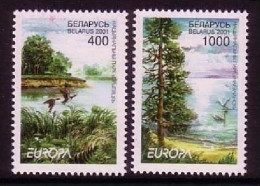 WEISSRUSSLAND MI-NR. 409-410 POSTFRISCH(MINT) EUROPA 2001 WASSER - 2001