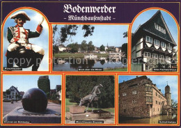 72368265 Bodenwerder Muenchhausen Weser Brunnen Schloss Mehlen Bodenwerder - Bodenwerder