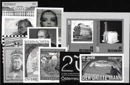 Österreich Lot Schwarzdrucke Postfrisch #IA698 - Collections