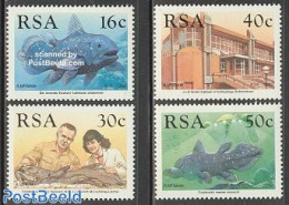 South Africa 1989 Coelacanth 4v, Mint NH, Nature - Fish - Prehistoric Animals - Ungebraucht