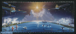 United Nations, New York 1992 Mission To Earth 2v [:], Mint NH, Nature - Science - Transport - Sea Mammals - Astronomy.. - Astrologie