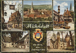 72367780 Michelstadt Schloss Kirche Brunnen  Michelstadt - Michelstadt