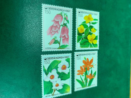 Korea Stamp MNH Flowers 1997 - Corée Du Sud