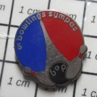 1616B  Pin's Pins / Beau Et Rare / THEME : SPORTS / BOWLING OF PARIS 5 BOWLINGS SYMPAS TOUR EIFFEL - Bowling