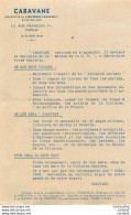 CARAVANE Bulletin De La DIVISION LECLERC Et De Ses Amis . Maison De La D. B. .  Appel à Abonnement . - Publicités