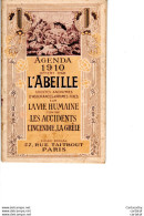 AGENDA 1910 Offert Par L'ABEILLE . - Tamaño Pequeño : 1901-20