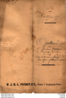 Inventaire Après Décés De François MURARD De MONTMELARD En 1877 . Etude PONDEVAUX à DOMPIERRE LES ORMES - Manuscrits