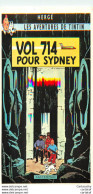 Hergé . LES AVENTURES DE TINTIN .  VOL 714 POUR SYDNEY . CASTERMAN . - Fumetti