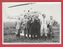 Sabena ??? - Photo Hélicoptère Brussels Airway ... Années 60 / 17,5 Cm Sur 12,5 Cm  ( Voir Verso ) - 1946-....: Era Moderna